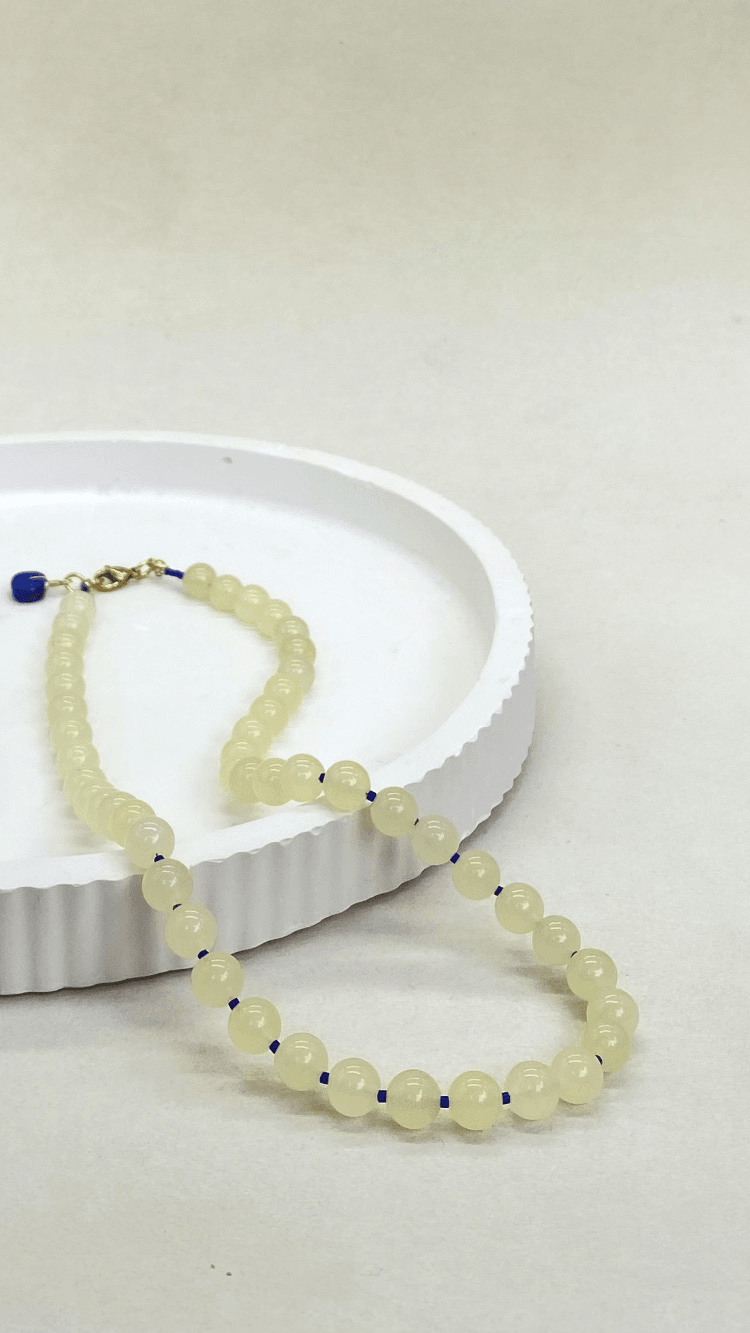 COLLAR CUARZO LIMÓN
